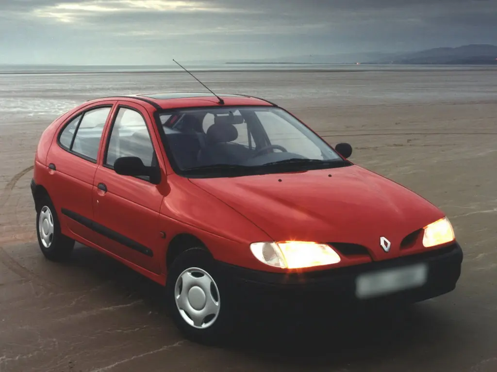 Renault Megane (BA08,  BA0N, BA0A, BA0F,  BA0S, BA0G, BA0H, BA0K,  BA0Y, BA0L, BA0T) 1 поколение, хэтчбек 5 дв. (10.1995 - 02.1999)